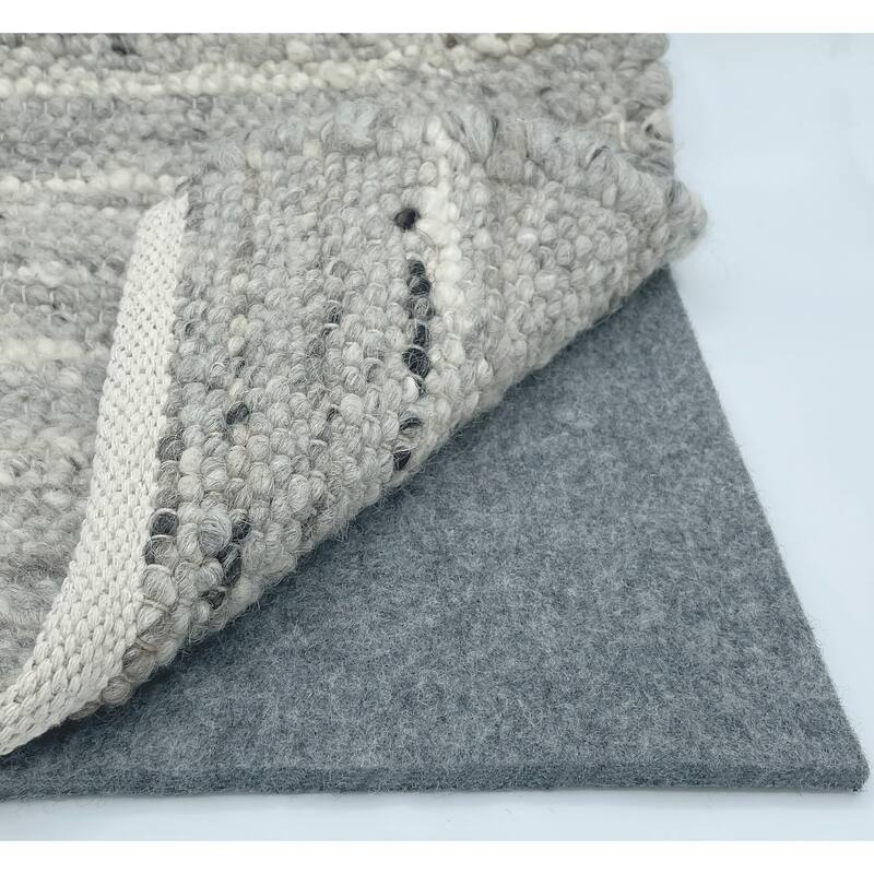 1/3" Thick Premium Protective Non-slip Backing Rug Pad - Grey - 10' x 10'