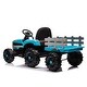 preview thumbnail 5 of 70, Electric Ride-On Tractor and Trailer for Kids, 24V, Bluetooth, Remote Control, and Safety Belt