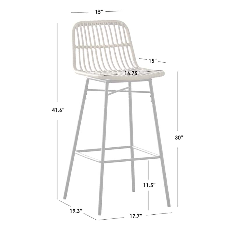 Lifestorey 30-inch Greenville Bar Stool