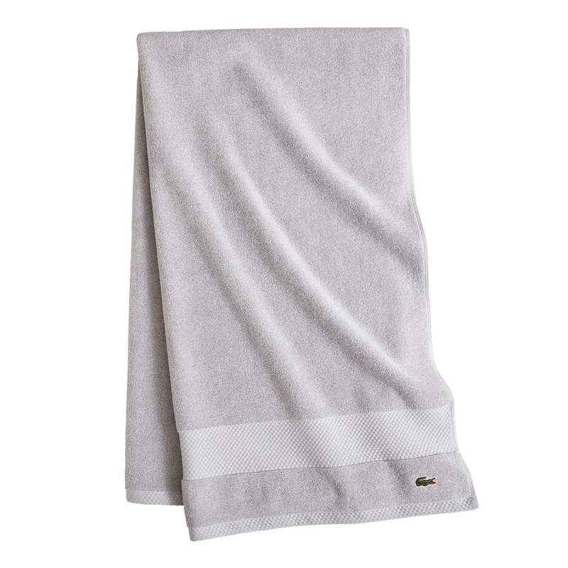 Lacoste Heritage Supima 100% Cotton Bath Towel - Micro Chip