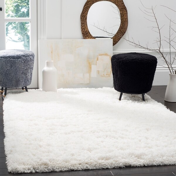 Safavieh Polar Shag Bibi Glam Solid 3-inch Extra Thick Rug. Opens flyout.