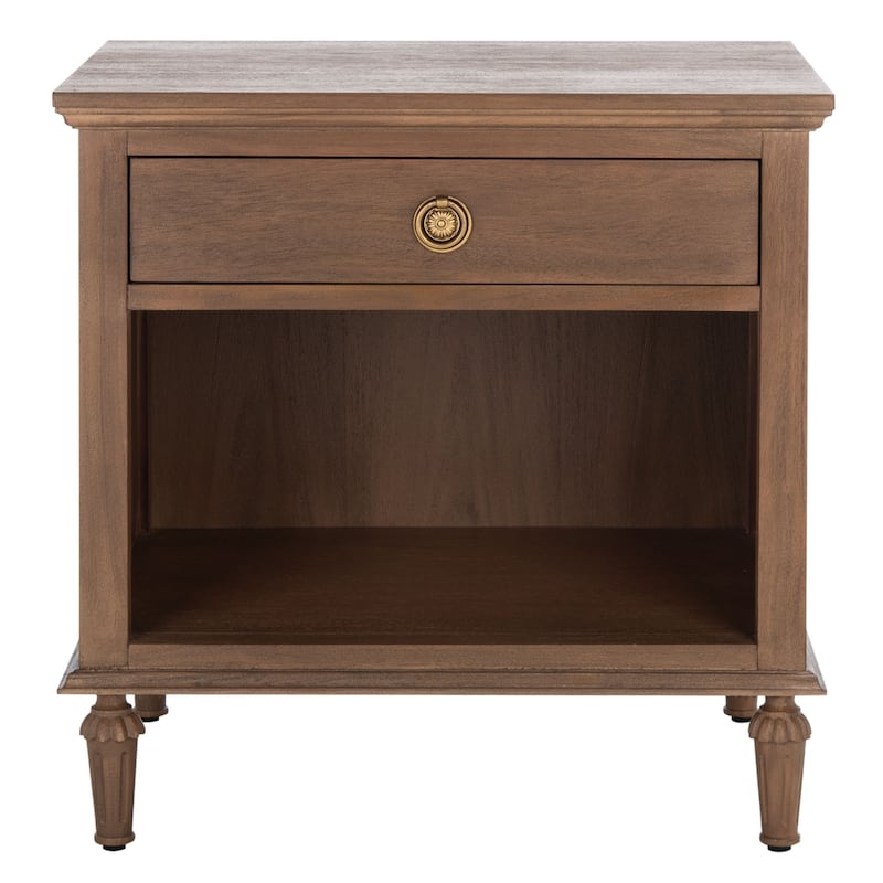 SAFAVIEH Couture Melkorka 1-Drawer Wood Nightstand
