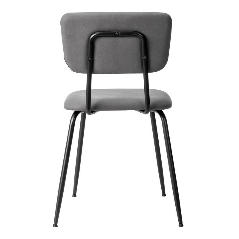 Iron Modern Padded Office Chairs Adjustable Foot Pads Set