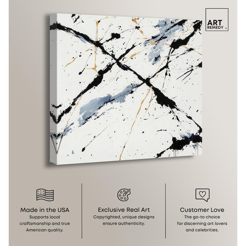 Splintered Impact II Canvas by Art Remedy, Gallery Wrapped