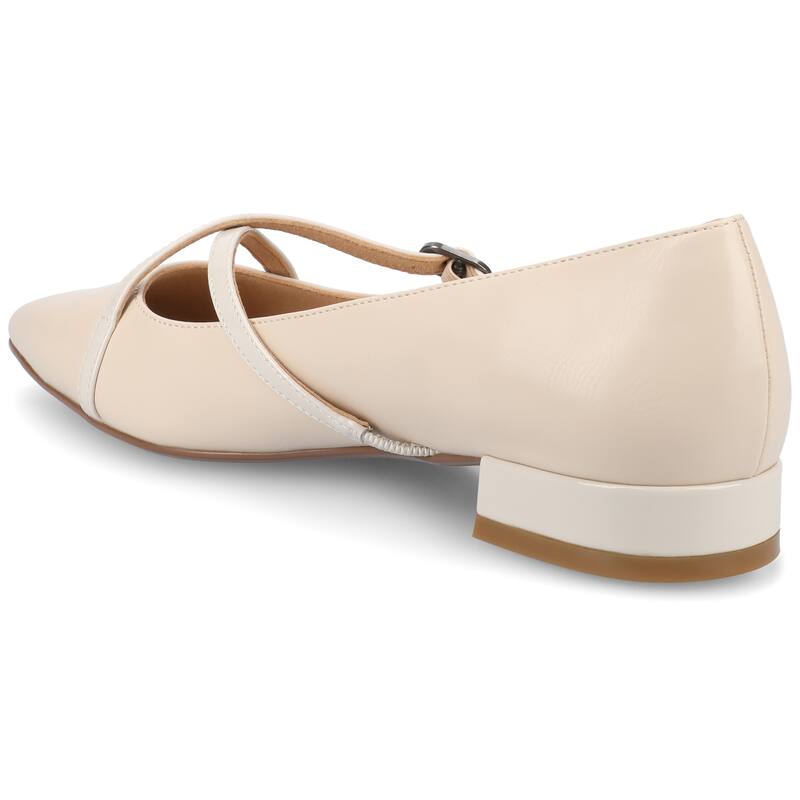 Journee Women's Camby Medium and Wide Width Dress Flats