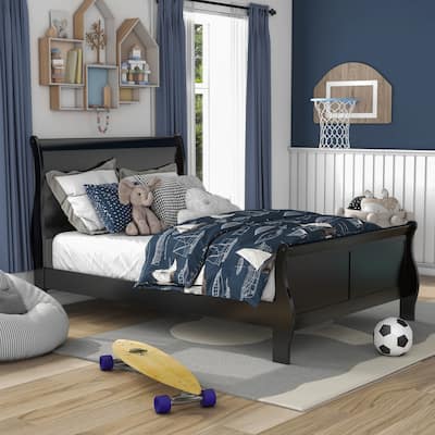Furniture of America Mayday II Classic Kids Wooden Sleigh Bed