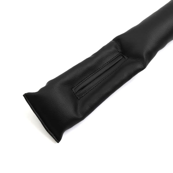 Universal Black Faux Leather Soft Pad Car Seat Gap Filler Leakproof Strip -  Bed Bath & Beyond - 17583975