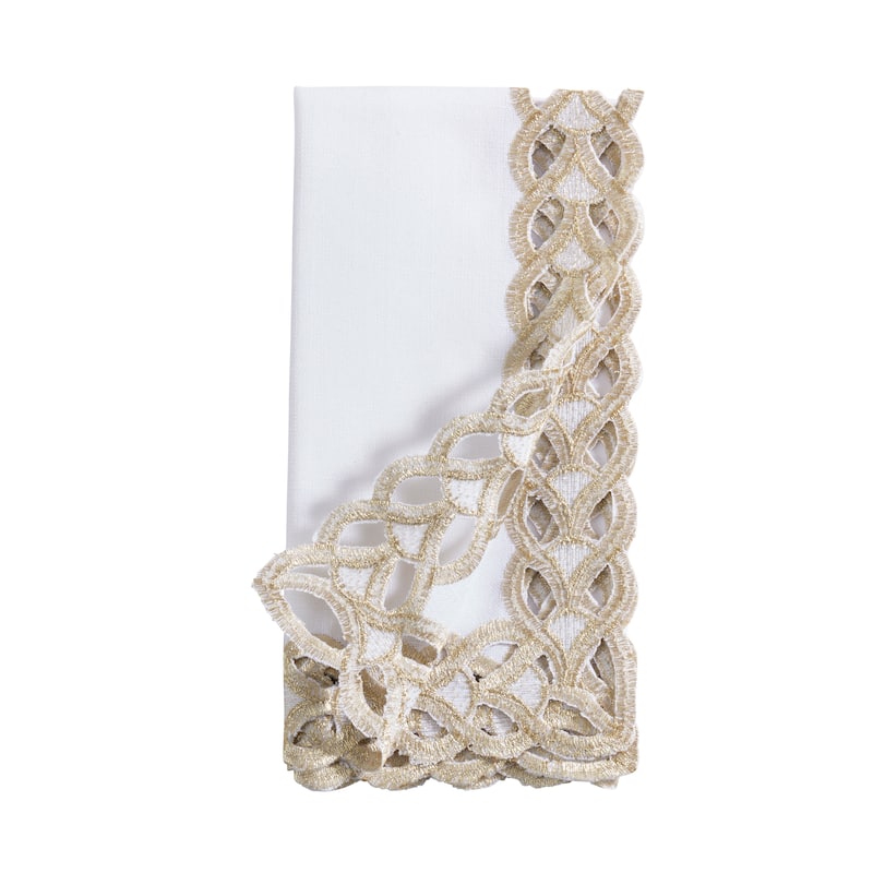 Braided Bliss Border Napkin (Set of 4) - 20"x20"