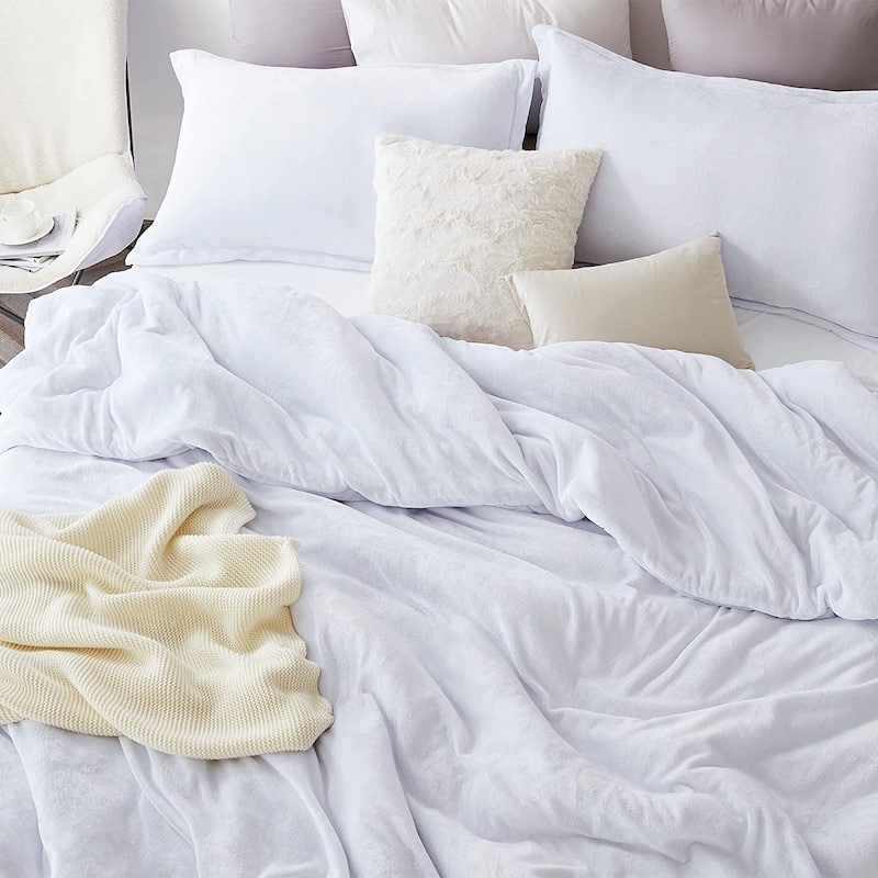 The Original Plush - Coma Inducer® Oversized Comforter Set - Pearl White