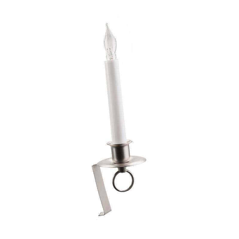 LED Window Candles with Wall Bracket and Sensor - 12" - Set of 4