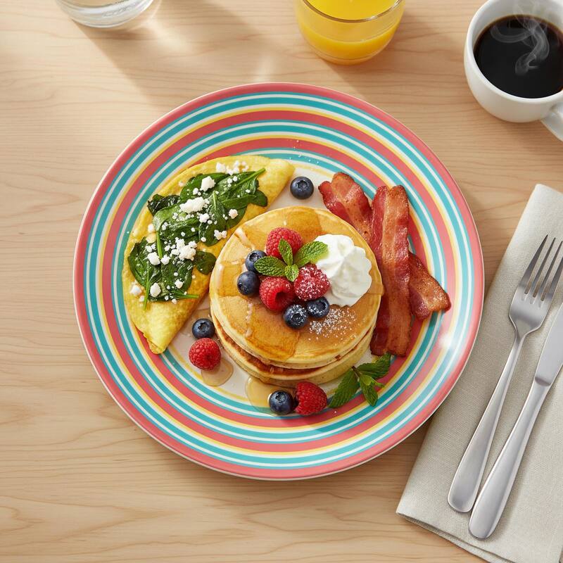 Kit Kemp for Spode Calypso Stripe Salad Plate - 9.3 Inch