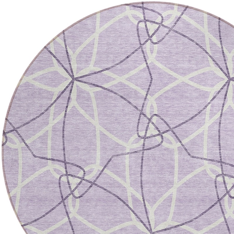 HomeRoots Geometric Modern Rectangle Outdoor Rug