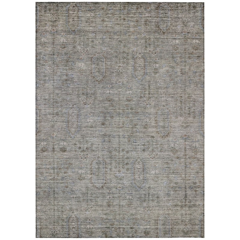 HomeRoots Southwestern Transitional Rectangle Outdoor Rug