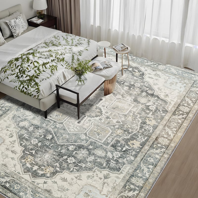 Bohemian Faux Cashmere Rug