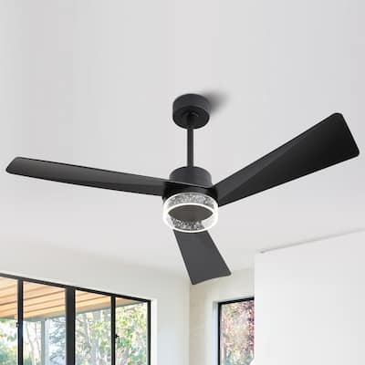 MLiAN 52-inch Indoor Ceiling Fan with LED light and Remote... - 52