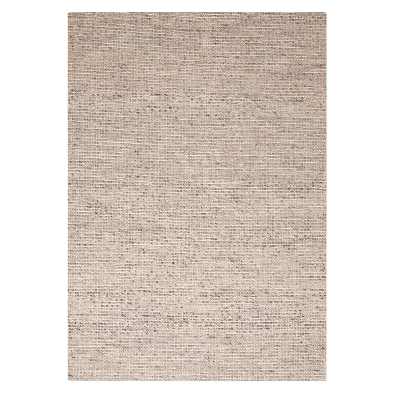 ECARPETGALLERY Braid weave Sienna Grey Wool Rug - 5'2 x 7'5