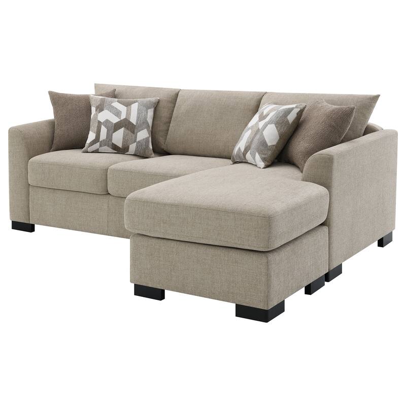 Pacheco Upholstered Sleeper Sectional Chaise Sofa
