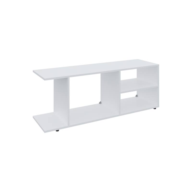 Modern TV Stand for 60-69 Inch TVs, 5 Open Shelves for Storage, Stylish and Functional Entertainment Center