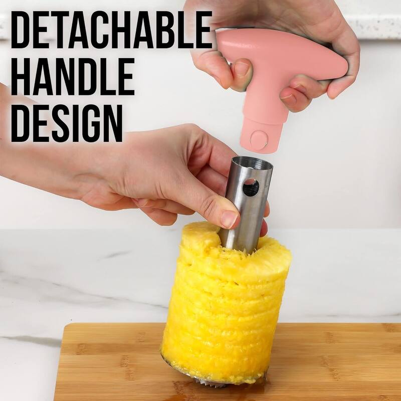 Zulay Kitchen Pineapple Cutter and Corer with Triple Reinforced Stainless Steel