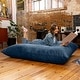 preview thumbnail 39 of 95, Jaxx 5.5' Huge Bean Bag Floor Pillow and Lounger for Adults - Microsuede