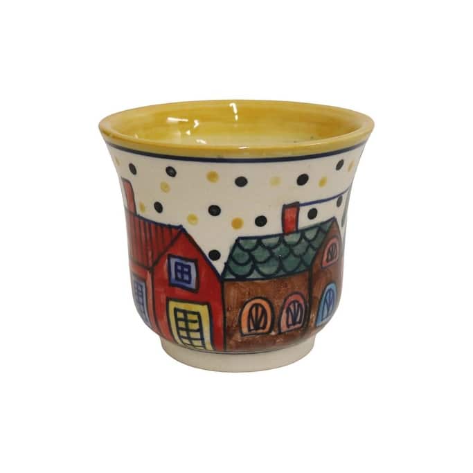 Home&Manor Ceramic Planter Multicolor