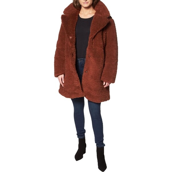 Medium length teddy coat Clearance