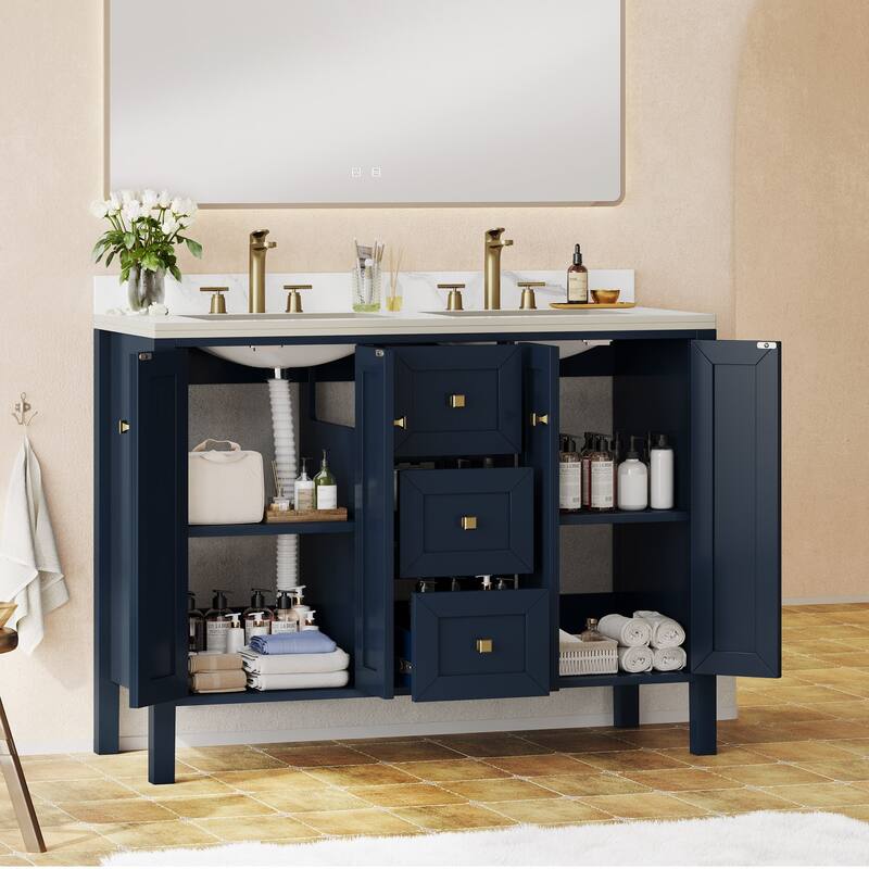 Moasis 36"/40"/ 47" Bathroom Vanity Cabinet with Sink