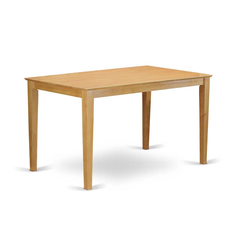Counter Height Dining Table 36x60 Rectangular Wood Top Table - 60