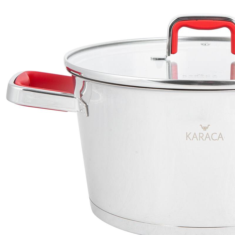 Karaca Merlot Stainless Steel Casseroles Set of 4