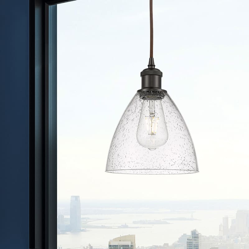 Innovations Lighting 516-1P-11-8 Bristol Pendant Bristol 8" Wide Mini