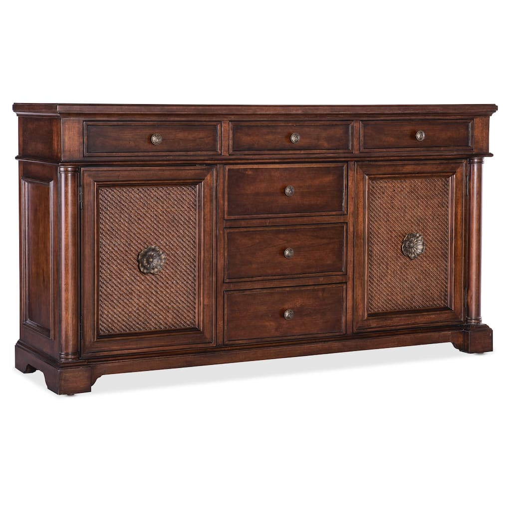 Hooker Furniture 6750-75902 Charleston 66" Wide Cherry Buffet with