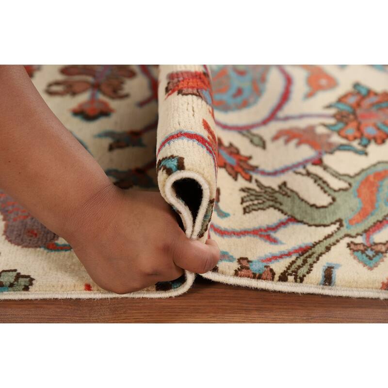 Animals Design Ziegler Accent Rug Handmade Wool Carpet - 2'1" x 3'1"