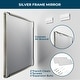 preview thumbnail 8 of 141, Apmir Metal Frame Tempered Glass Bathroom Vanity Mirror for Wall, Cloakroom, Bedroom