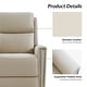 preview thumbnail 74 of 111, Fiacro 30.31" Genuine Leather Wingback Swivel Rocker Recliner with Nailhead Trim