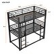 preview thumbnail 6 of 9, Metal Twin over Twin Size Triple Bunk Bed