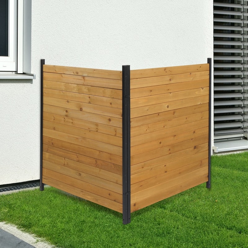 Outdoor Wood Fence Privacy Screens