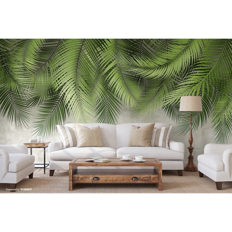 Tropical Palm Leaf Wallpaper Mural