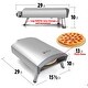 preview thumbnail 10 of 8, Deco Chef Outdoor Gas Portable Pizza Oven, Self-Rotating Baking Stone