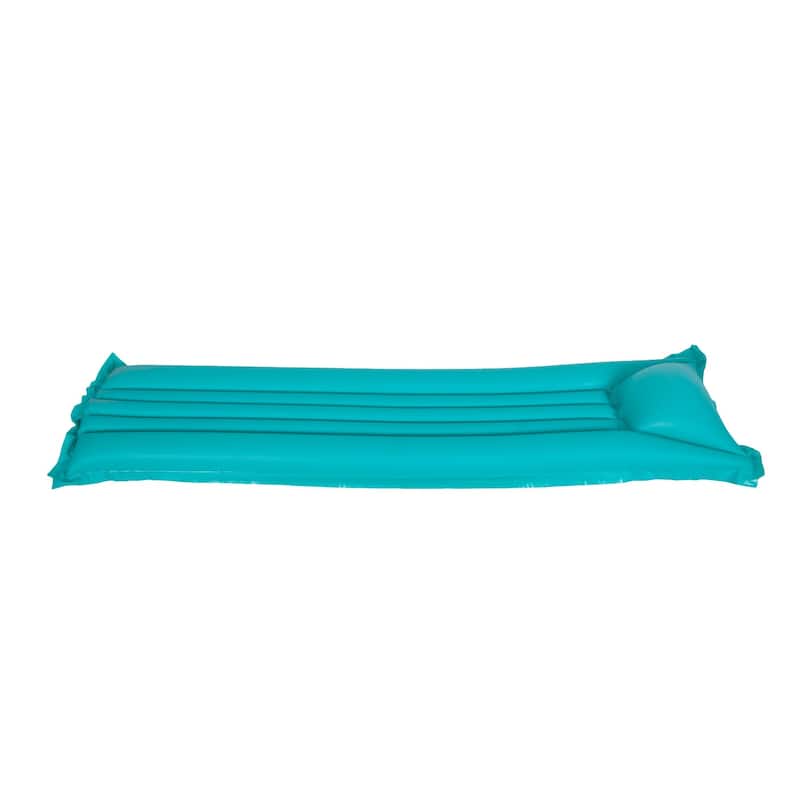 Inflatable Swimming Pool Raft Float - 72" - Teal Blue