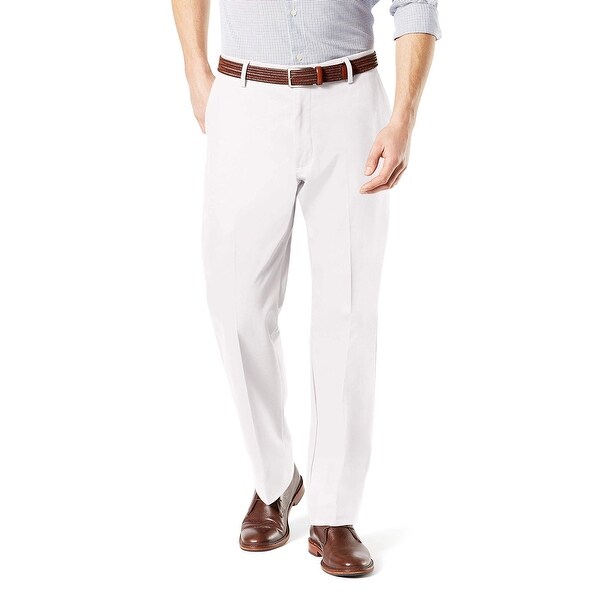 white khaki trousers