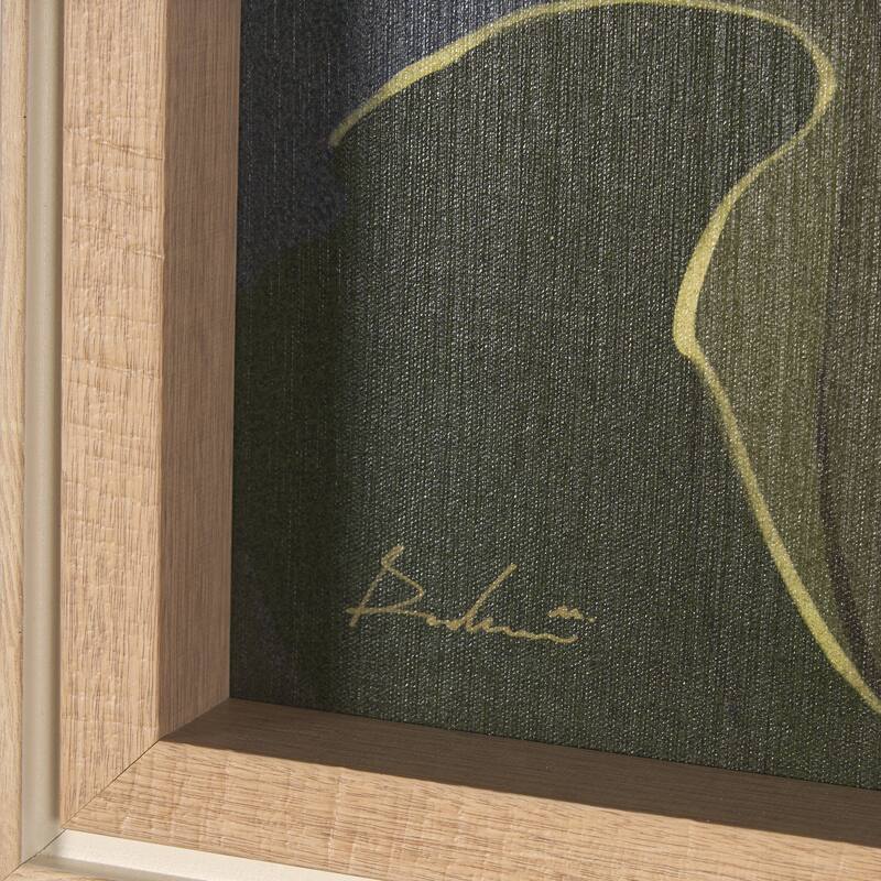 Flower Portrait VIII (CALLA LILY) by Mercana Studio a Hand Embellished Textured Framed Art Print