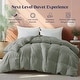 preview thumbnail 32 of 82, All Season Lightweight & Medium Weight White Goose Feather Down Comforter Duvet Insert California King - Medium Weight Sage Green