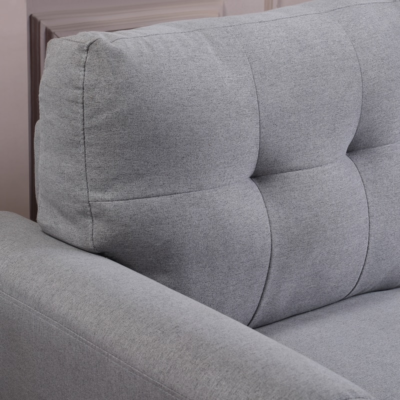 79.9" Modern Living Room Sofa Linen Upholstered Couch Furniture for Home or Office