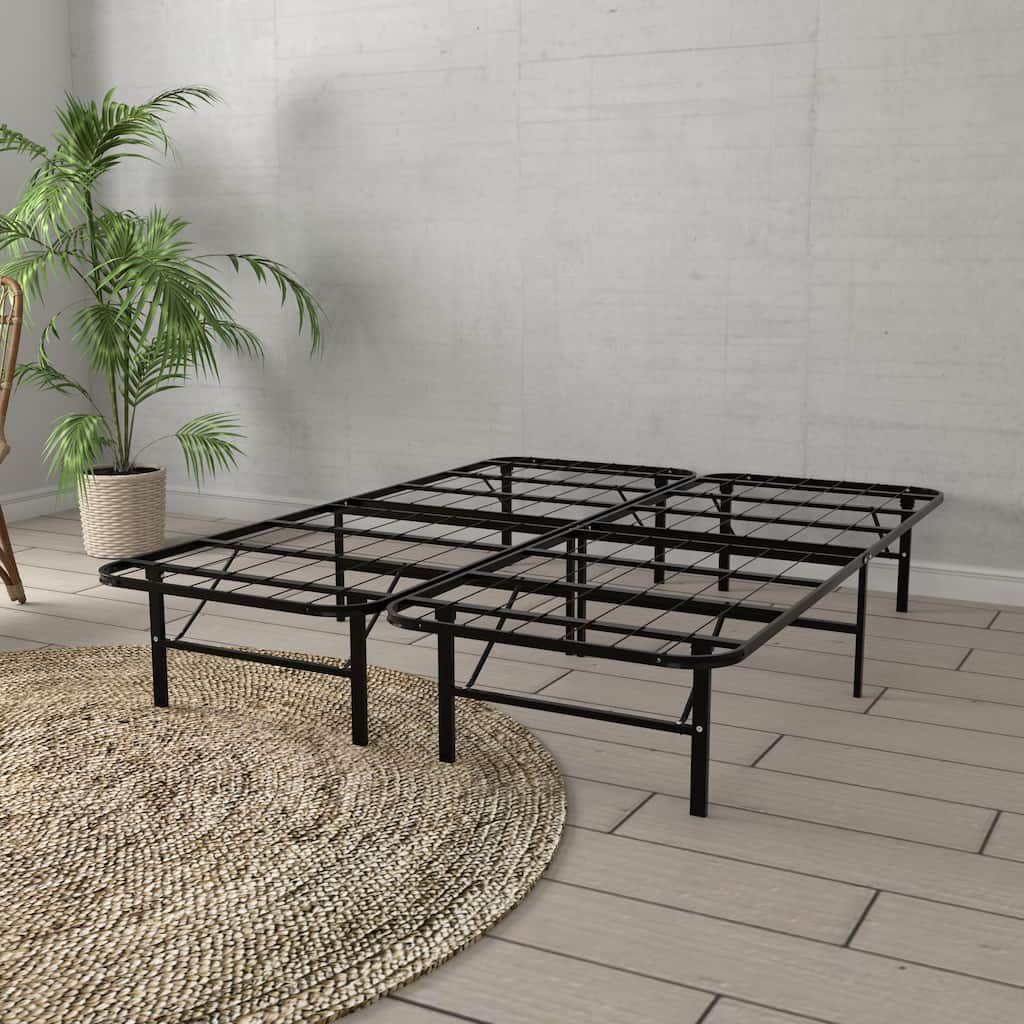 Full Steel Black Platform Foundation with Tool-Free Assembly