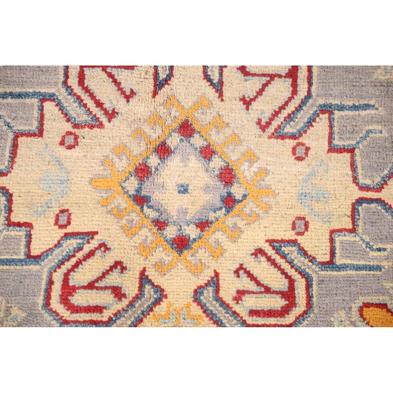Oriental Kazak Area Rug Hand-Knotted Wool Carpet - 6'7" x 10'2"