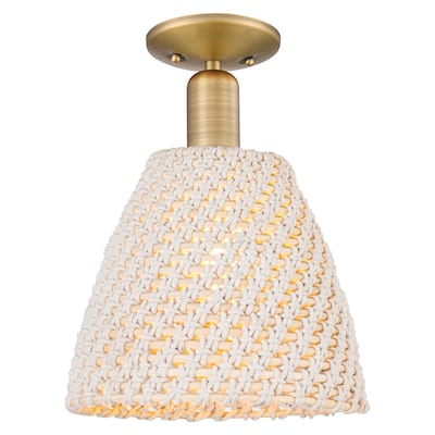 Innovations Lighting Downtown Urban - Natural Ballston Dome - 1 Light 9" Semi-Flush Mount Light