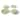 Handmade Celadon ceramic dessert plates (Thailand)