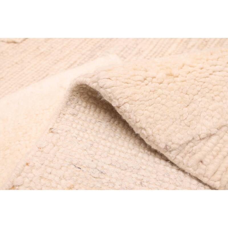 ECARPETGALLERY Hand-knotted Looma Beige Wool Rug - 8'2 x 10'0