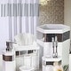 preview thumbnail 3 of 3, Quilted Mirror 6-piece Bath Accessory Set