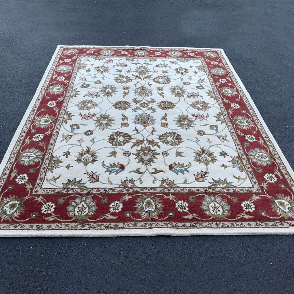 HERAT ORIENTAL Handmade Traditional Tabriz Wool Rug - 8' x 10'